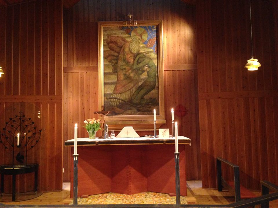 Altaret i Åh kyrka