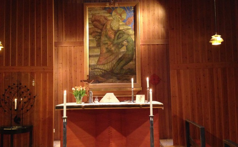 Altaret i Åh kyrka